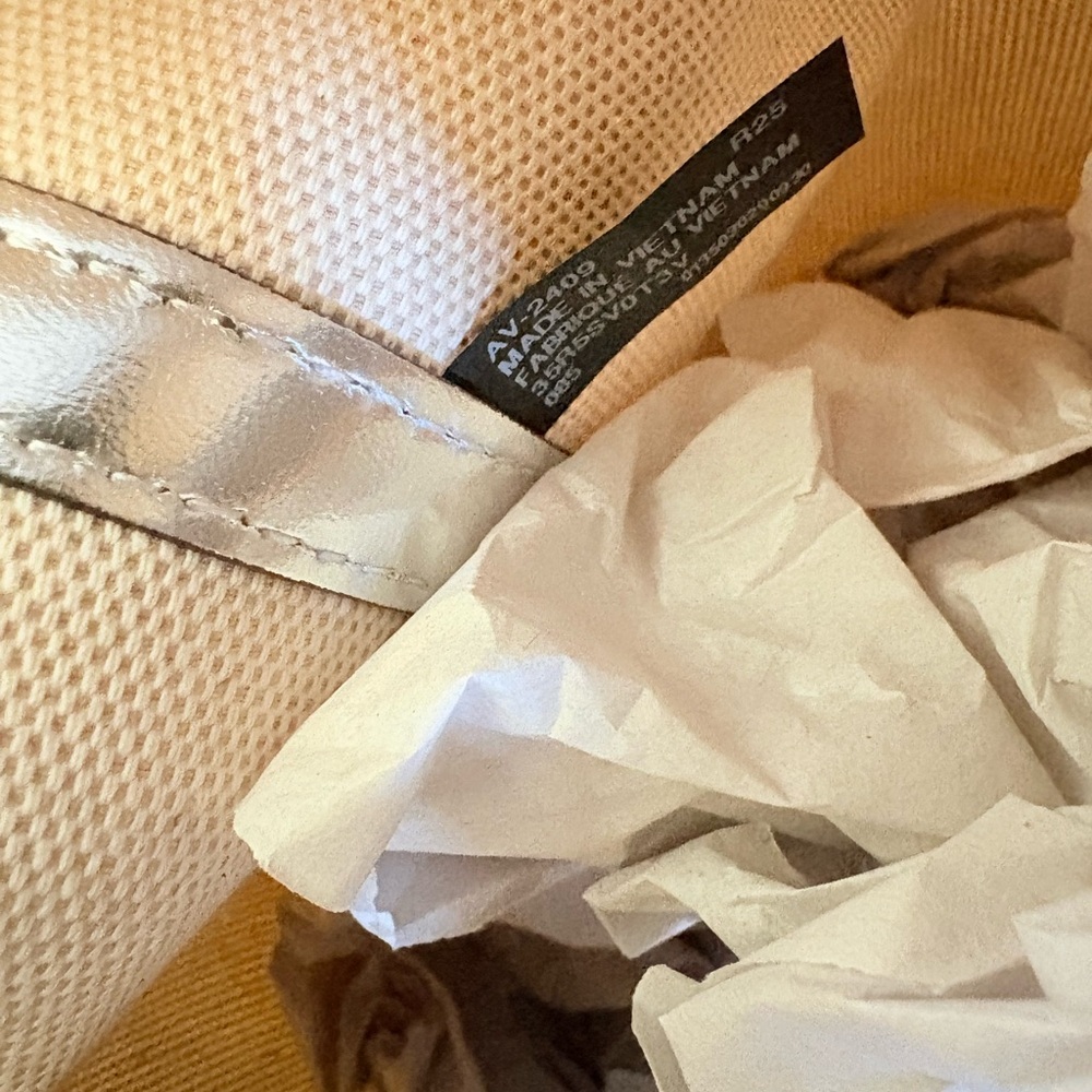 Michael Kors White and Silver Travel Bag Set - Picture 6 of 16